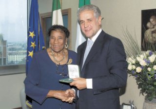 Amelia Boynton Robinson bei Roberto Formigoni
