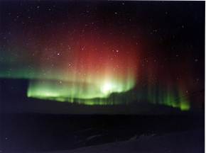 red-green-aurora